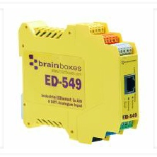 ED-549 Ethernet to 8 Analogue Inputs + RS485 Gateway (BrainBoxes)