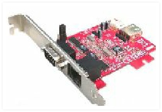 IO-112 RS232 2Ports and 5V BusPower Low Profile Host for PCI-e & PCI slot