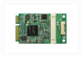 MPX-7202 PCI Express mini card supports 2 x USB3.0