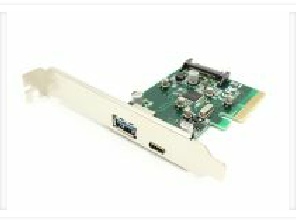 SLPE3103 PCIe USB 3.1 Type-C + Type-A Adapter Card