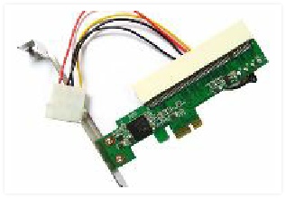 SJPS091 Bracket PCI To PCI-E 1x Riser Card Extender