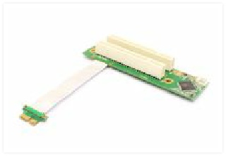  SLPS094 PCIe to Dual PCI Adapter with silver cable