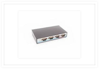 USB2-4COM-M 4-Port RS-232 USB-to-Serial Adapter, Metal Case