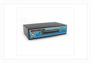 USB2-4COMi-M-CBL 4-Port RS-232/422/485 USB-to-Serial Adapter, Compact Metal Case with Extension Cable, DIN rail