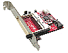 SATA  CF Bridge Board with Low Profile PCI Bracket & Regular PCI Bracket