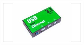 AnyplaceUSB-H6C Provides six networked USB 3.1 Type C Gen.1 over Ethernet device ports