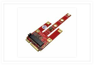 DT-134B B-Key M.2 WWAN Module (USB2.0, PCIe x1, SATA signals) to miniPCIe Motherboard