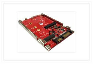 DT-135 Convert mSATA or M.2 SATA SSD to 2.5” 7mm SATA Drive 
