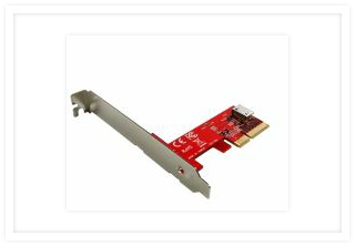PE-153 OCuLink x4 SFF-8612 PCIe 4Lane Host Adapter