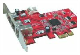 PE-107 1394a 2Ports Low Profile PCI Express Host (TI chipset)
