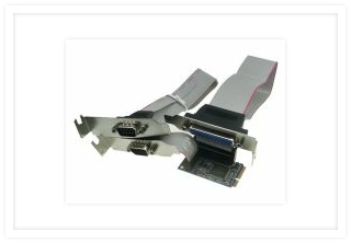 SLMA3030 - mini PCIe 2 Serial 1 Parallel Combo Card