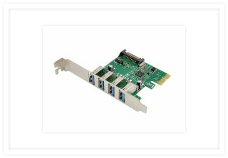 SLPS3039 PCIe 4 Ports USB 3.0 Adapter Card NEC 720201