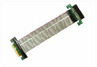 SLPS065 Flexible PCI-E 4x Riser Card Extender