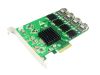 PCIe 16 Ports SATA 3 Adapter Card