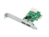 PCIe 2 Ports USB 3.0 Adapter Card NEC 720200
