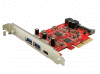 5Ports USB3.1 10Gbps PCIe Low Profile Host Adapter