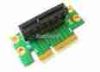Left-facing 1U PCIe 4x Riser Card